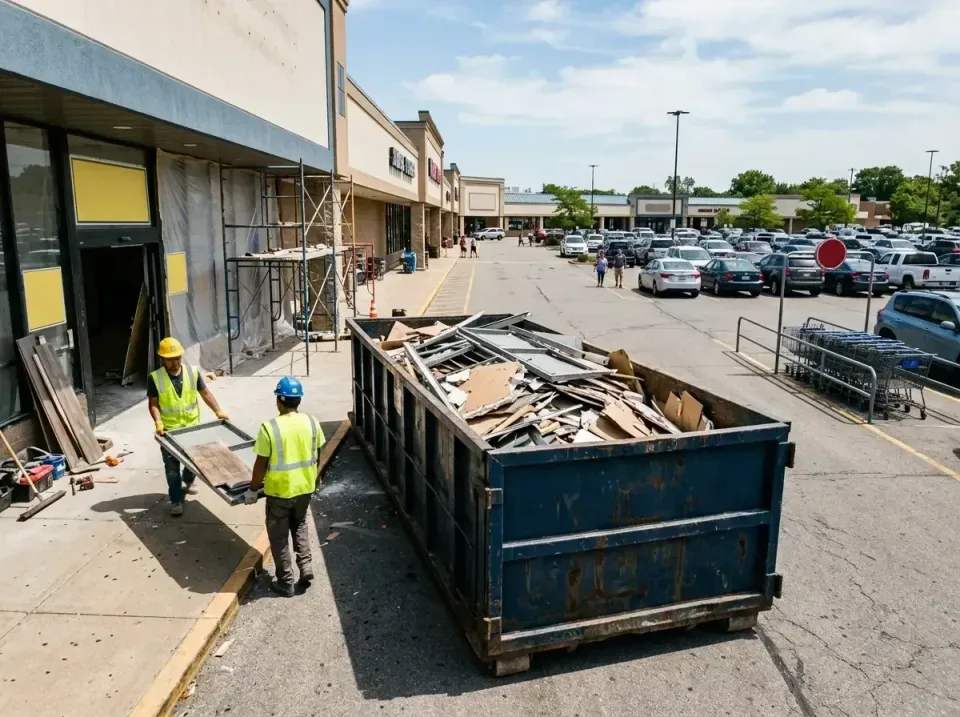 retail-store-renovation-debris-003 — frequently asked questions, Roll-off Dumpster Rentals in Shrewsbury, MO